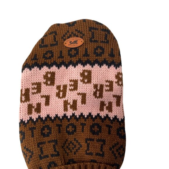 Turtleneck Pet Knit Sweater Brown Pink Acrylic Winter Vest XS Warm Wear - Picture 6 of 7